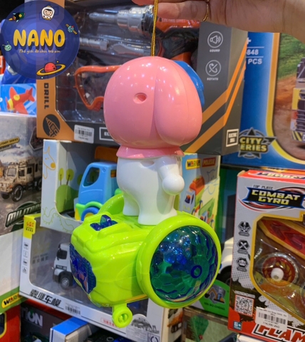 ĐènTrungThu-Thỏ đứng xe thăng bằng