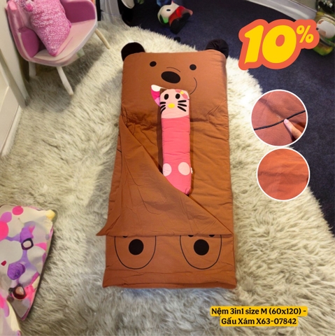 Nệm 3in1 size L (68x140)