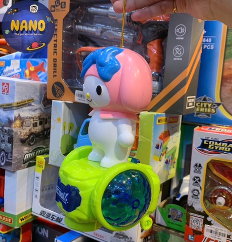 ĐènTrungThu-Thỏ đứng xe thăng bằng