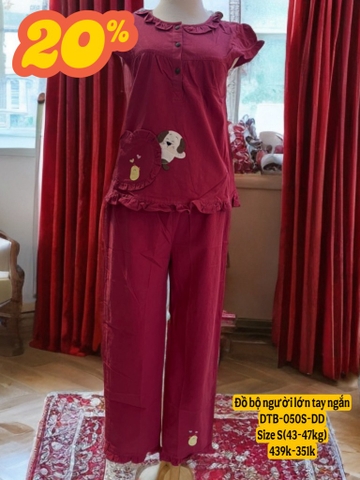 Đồ bộ người lớn tay ngắn NKTB-050S (40%)