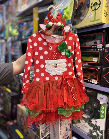 Đầm tutu bi đỏ 100