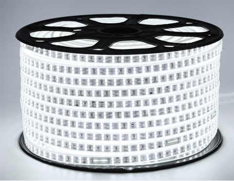 Đèn led dây mạch đôi ánh sáng trắng cuộn 100m