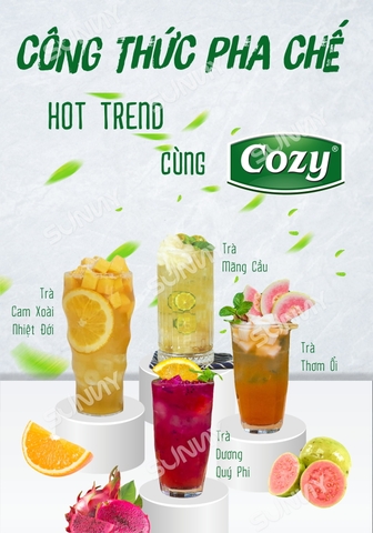 CÔNG THỨC PHA CHẾ HOT TREND CÙNG COZY !!
