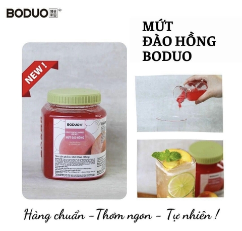 MÓN NGON LÀM TỪ MỨT BODOU - ĐÀO HỒNG