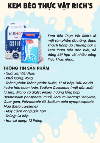 NHỮNG CÔNG THỨC KẾT HỢP CÙNG RICH LÙN