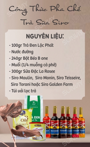 TRÀ SỮA SIRO...BẠN ĐÃ THỬ CHƯA ??