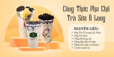 TRÀ SỮA Ô LONG, MÓN NGON KHÔNG THỂ THIẾU TRONG MENU CỦA BẠN