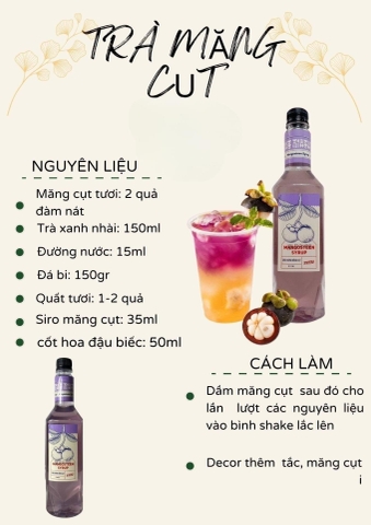 TRÀ MĂNG CỤC ?? BẠN ĐÃ THỬ ??