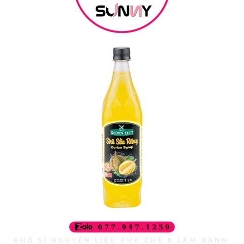 SIRO GOLDEN FARM SẦU RIÊNG ( 1L ) | THÙNG 12 CHAI
