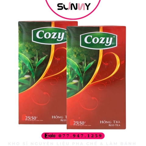 TRÀ TÚI LỌC - COZY - HỒNG TRÀ | THÙNG 36 HỘP