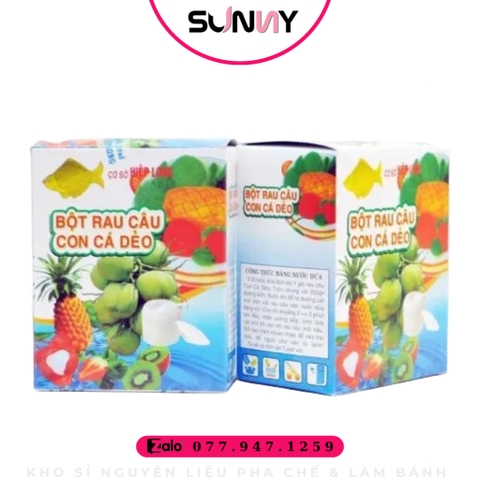 BỘT RAU CÂU CON CÁ - DẺO