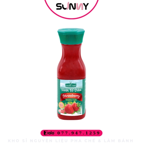 SINH TỐ GOLDEN FARM - DÂU | THÙNG 12 CHAI