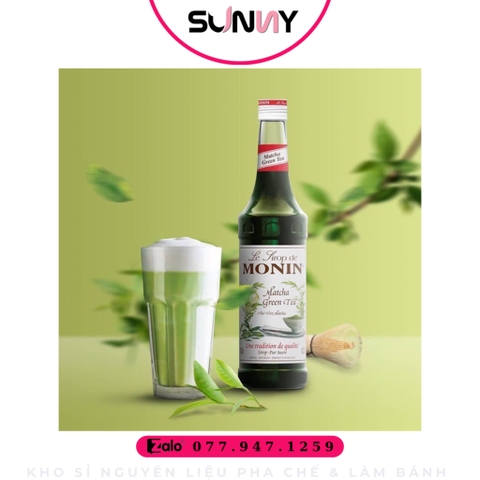 SYRUP MONIN ( 700ML ) - GREEN TEA ( TRÀ XANH )