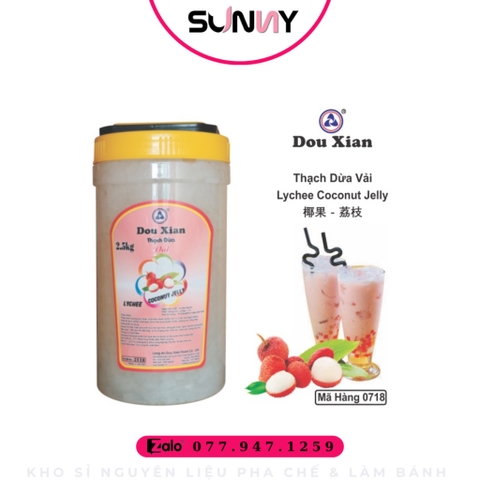 THẠCH DỪA DOUXIAN ( VẢI ) | THÙNG 6 HỘP