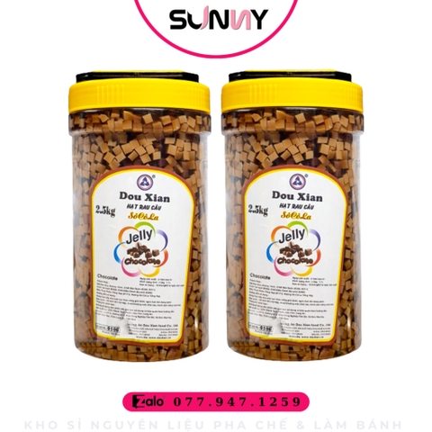 HẠT DOUXIAN ( RAU CÂU SOCOLA ) | THÙNG 6 HỘP