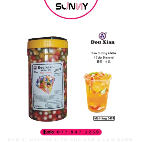 HẠT DOUXIAN KIM CƯƠNG ( 4 MÀU ) | THÙNG 6 HỘP