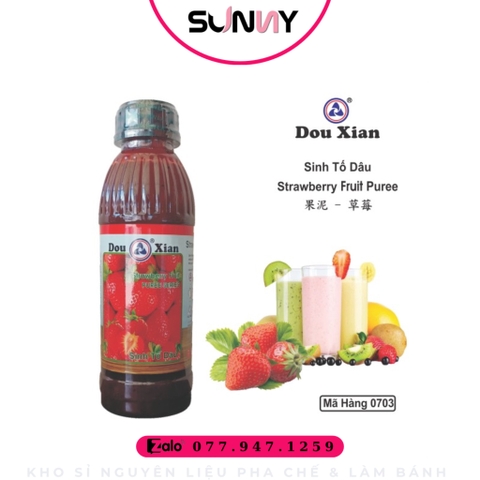 SINH TỐ DOUXIAN ( DÂU ) | THÙNG 12 CHAI