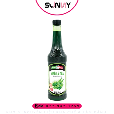 SIRO MAMA ROSA - LÁ DỨA | THÙNG 12 CHAI