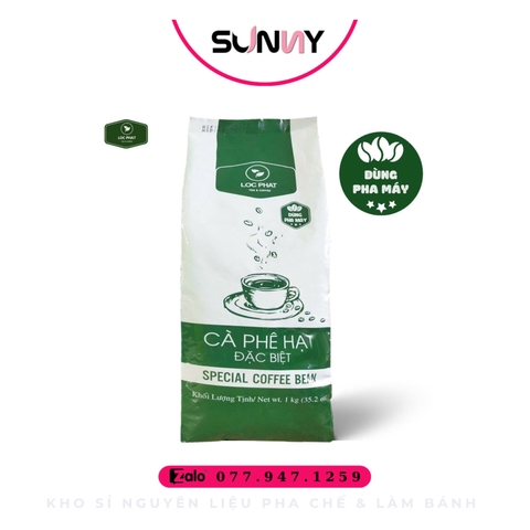 CÀ PHÊ HẠT ĐẶC BIỆT LỘC PHÁT ( PHA MÁY 1KG )
