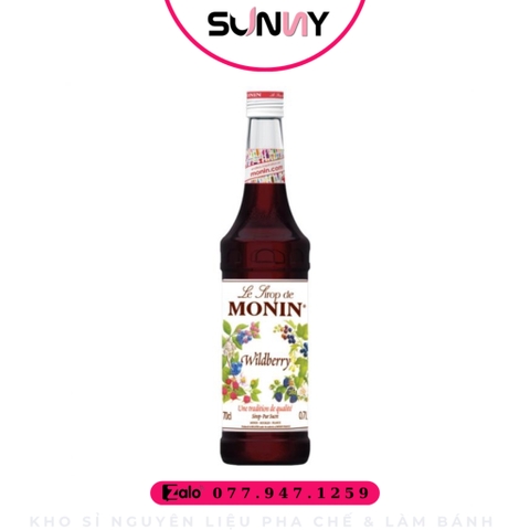 SYRUP MONIN ( 700ML ) - WILDBERRY ( DÂU RỪNG )