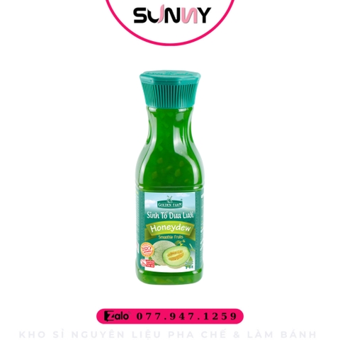 SINH TỐ GOLDEN FARM - DƯA LƯỚI | THÙNG 12 CHAI