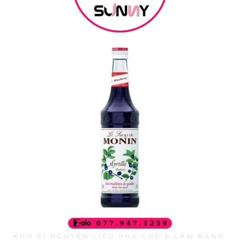 SYRUP MONIN ( 700ML ) - BLUEBERRY ( VIỆT QUẤT XANH )