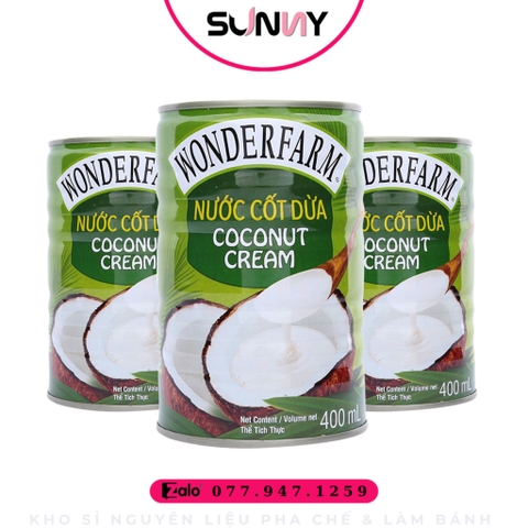 NƯỚC CỐT DỪA - WONDERFARM | THÙNG 24 LON