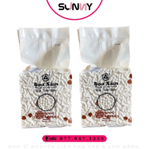 TRÂN CHÂU DOUXIAN 3KG BẠCH NGỌC ( 2.5 ) | THÙNG 6 GÓI