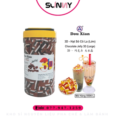 HẠT 3D DOUXIAN HẠT SOCOLA ( LỚN ) | THÙNG 6 HỘP