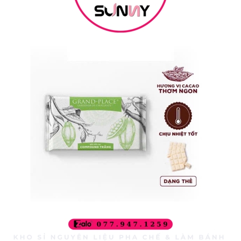 SOCOLA COMPOUND TRẮNG GRAND PLACE W14 ( 1KG )