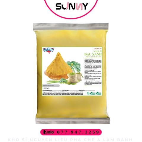 NHÂN BÁNH ĐẬU XANH MAURI ( 2KG MỀM )