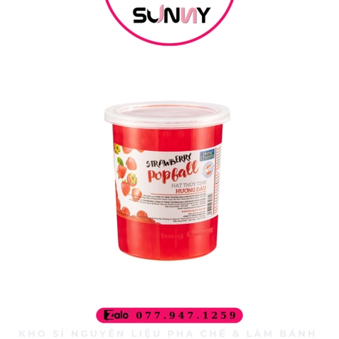 HẠT THUỶ TINH - HÙNG CHƯƠNG - DÂU ( 1KG ) | THÙNG 12 HỘP