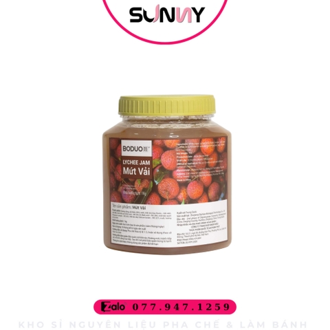 MỨT BODOU - VẢI ( 1KG )