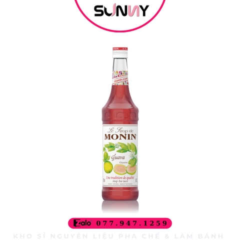 SYRUP MONIN ( 700ML ) - GUAVA ( ỔI ) | THÙNG 6 CHAI