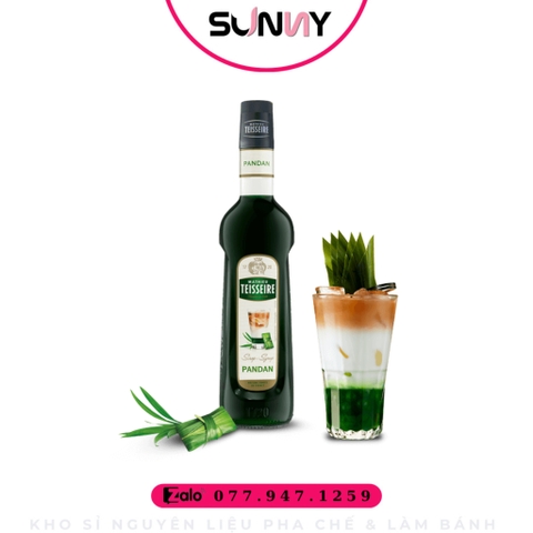 SYRUP PHÁP - TEISSEIRE - LÁ DỨA