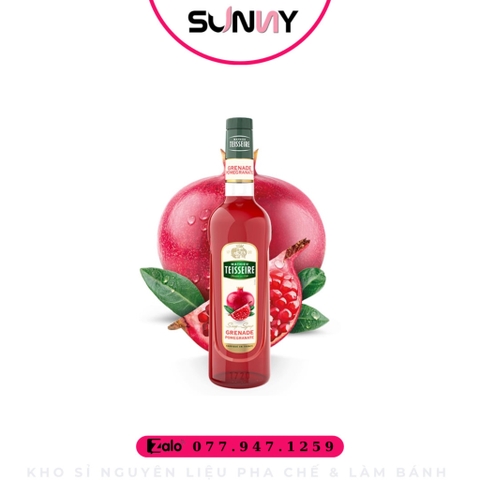 SYRUP PHÁP - TEISSEIRE - GRENADINE ( LỰU )