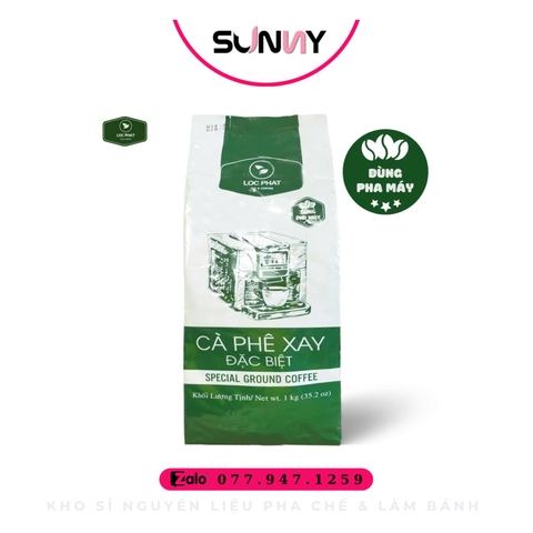 CÀ PHÊ XAY ĐẶC BIỆT LỘC PHÁT ( PHA MÁY 1KG )