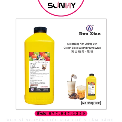 SIRO HOÀNG KIM DOUXIAN ( ĐƯỜNG ĐEN ) | THÙNG 6 CHAI