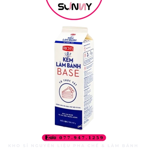 WHIP TOPPING BASE - RICH'S