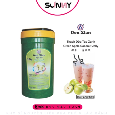 THẠCH DỪA DOUXIAN ( TÁO XANH ) | THÙNG 6 HỘP