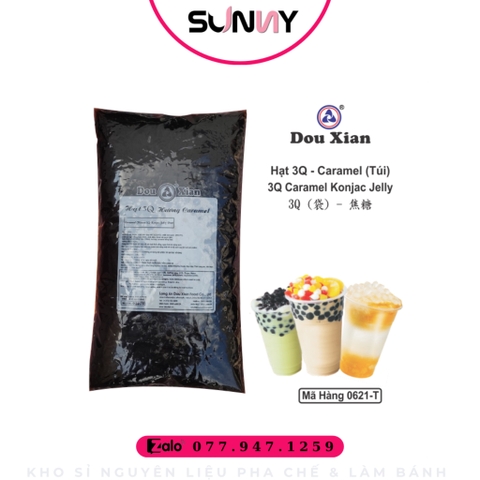 HẠT DOUXIAN 3Q ( TÚI 2KG ) - CARAMEL | THÙNG 6 GÓI