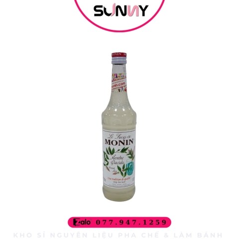 SYRUP MONIN ( 700ML ) - FROSTED MINT ( BẠC HÀ TRẮNG )