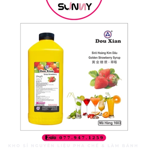 SIRO HOÀNG KIM DOUXIAN ( DÂU ) | THÙNG 6 CHAI