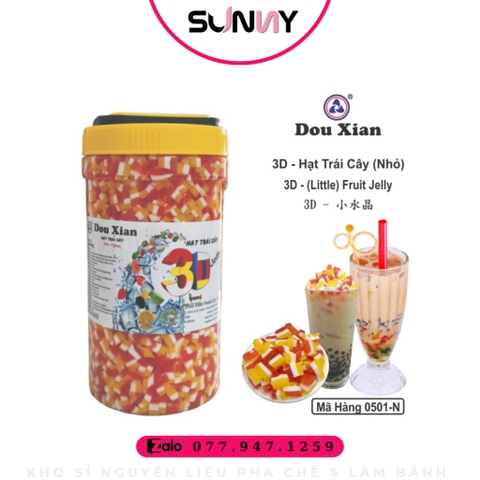 HẠT 3D DOUXIAN HẠT TRÁI CÂY ( NHỎ ) | THÙNG 6 HỘP