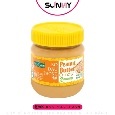 BƠ ĐẬU PHỘNG GOLDEN FARM ( HẠT 170G )