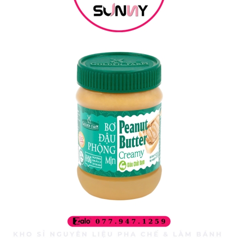 BƠ ĐẬU PHỘNG GOLDEN FARM ( MỊN 510G )