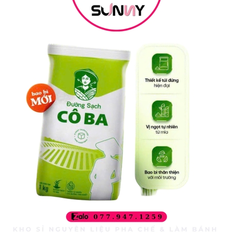 ĐƯỜNG CÁT TRẮNG CÔ BA ( 1KG )