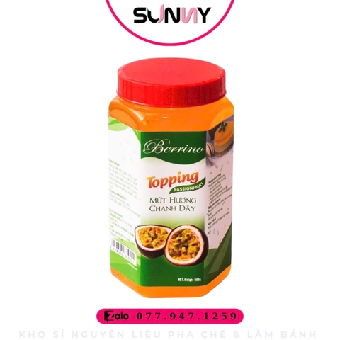 MỨT BERRINO CHANH DÂY ( TOPPING ) HỦ 950G