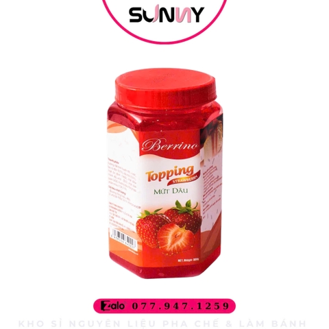 MỨT BERRINO DÂU ( TOPPING ) HỦ 950G