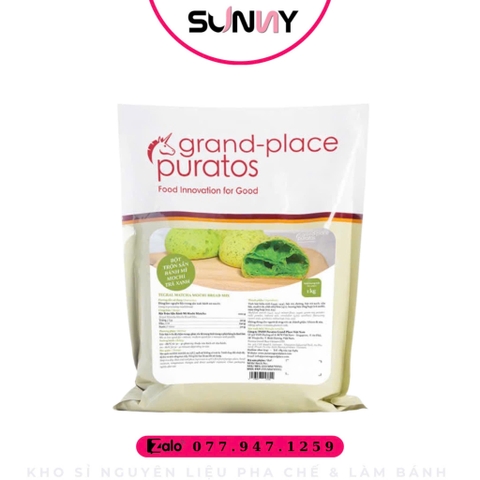 BỘT TRỘN SẴN BÁNH MÌ MOCHI TRÀ XANH ( 1KG )